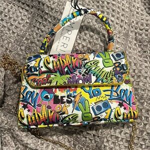 Emperia vegan‎ mini graffiti purse
